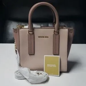 ☆Michael Kors☆ ALESSA 2wayバッグ SOFTPINK/FAWN♪ Michael Kors | Bags | Michael Kors Alessa Pebbled Soft Pink